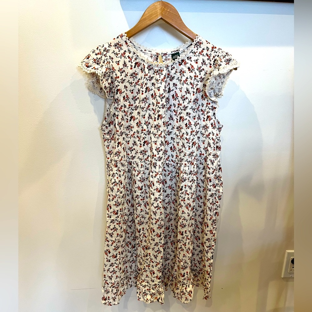 White Floral dress